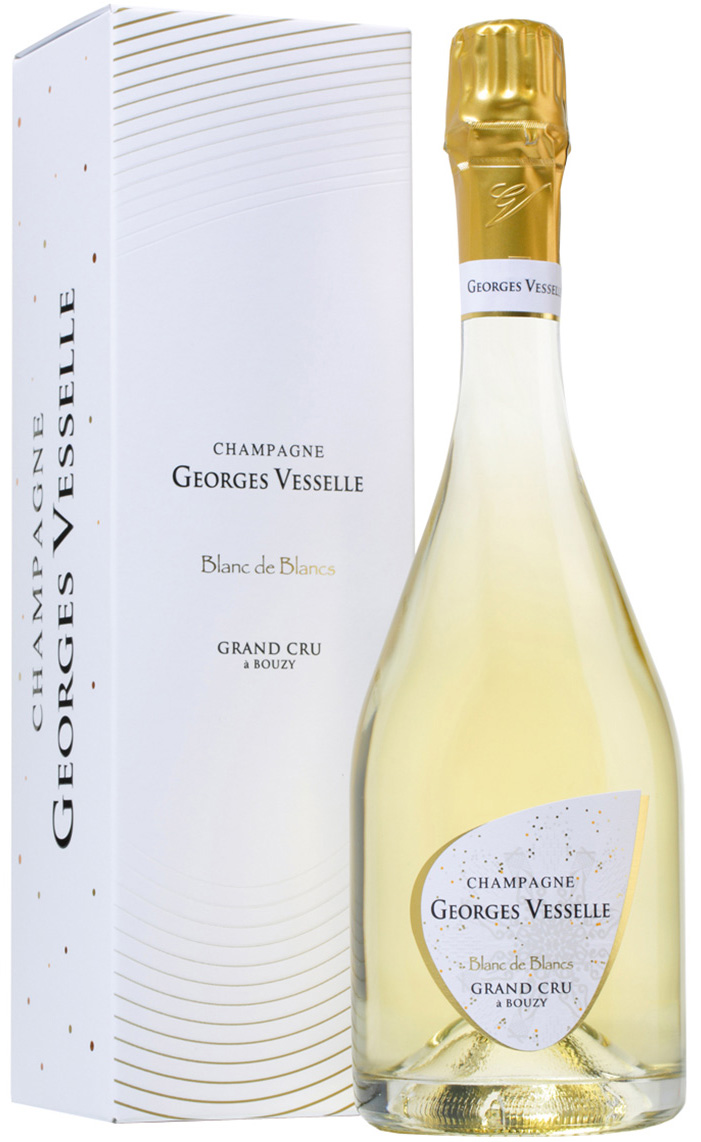 Champagne Extra Brut Blanc de Blancs Grand Cru Georges Vesselle à Bouzy, France